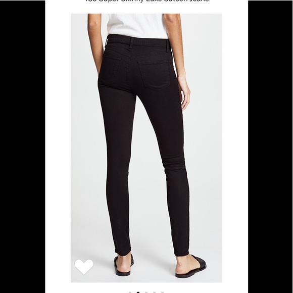 J Brand 485 Mid-Rise Super Skinny in Luxe Sateen - Picture 2 of 8